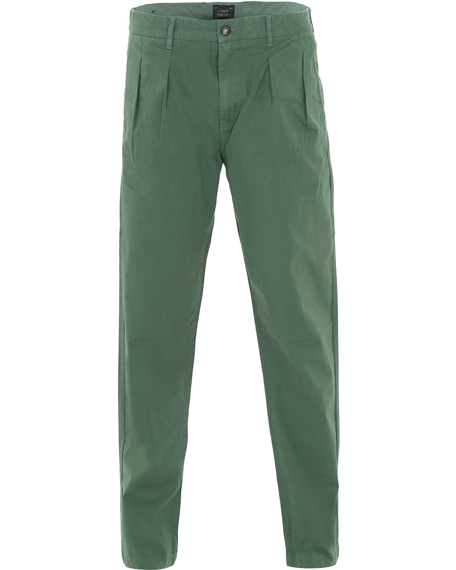 Herre | Bukser | J.Crew | Double Pleated Garment Dyed Canvas Chinos Cool Palm
