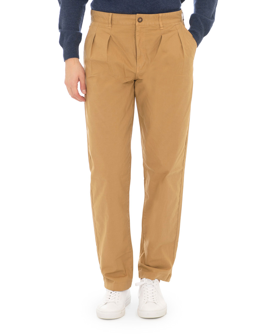 Herre | Bukser | J.Crew | Double Pleated Garment Dyed Canvas Chinos Melted Caramel