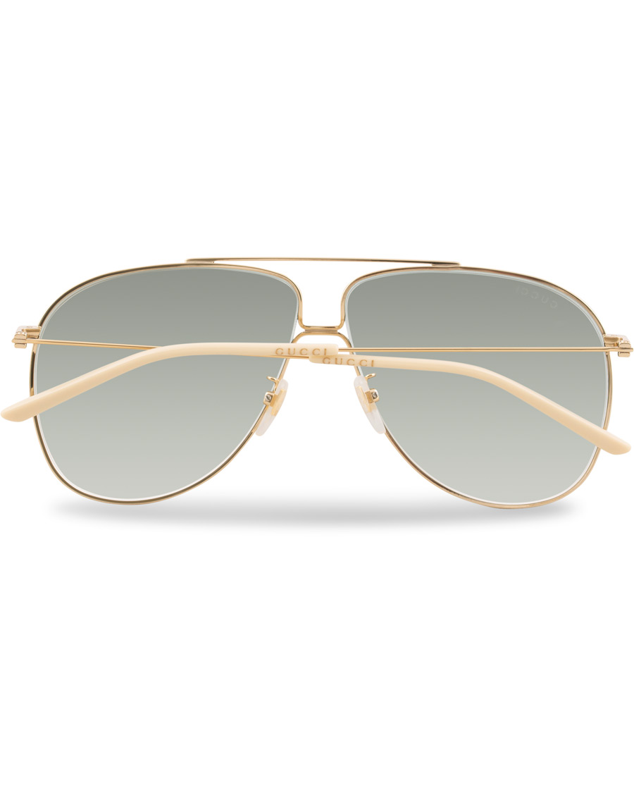 Herre | Solbriller | Gucci | GG0440S Sunglasses Gold/Green