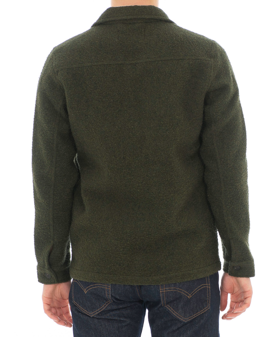 Herre | Jakker | A Day's March | Zip Up Teddy Olive