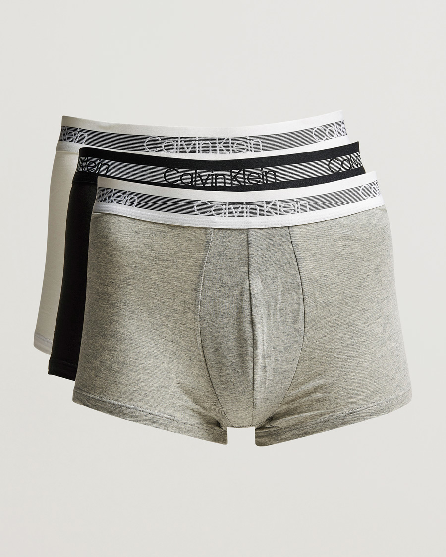Herre | Undertøy | Calvin Klein | Cooling Trunk 3-Pack Grey/Black/White