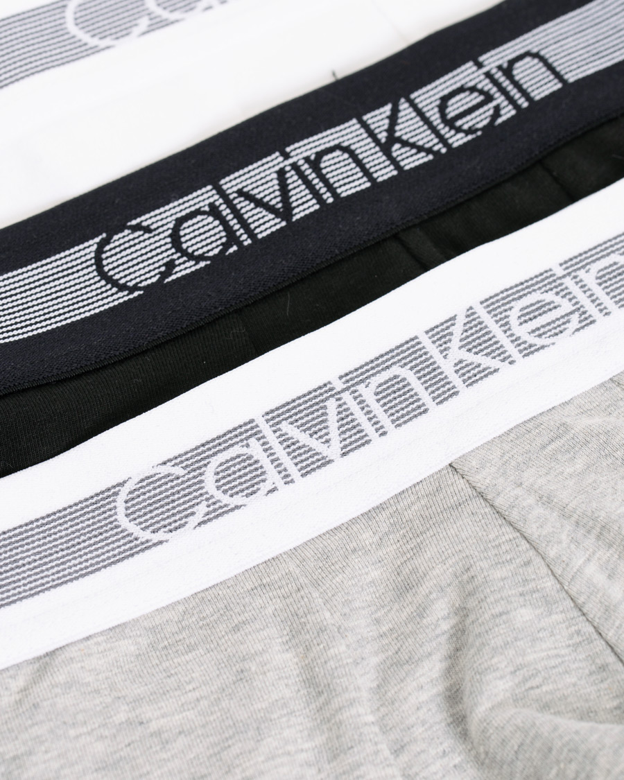 Herre | Undertøy | Calvin Klein | Cooling Trunk 3-Pack Grey/Black/White