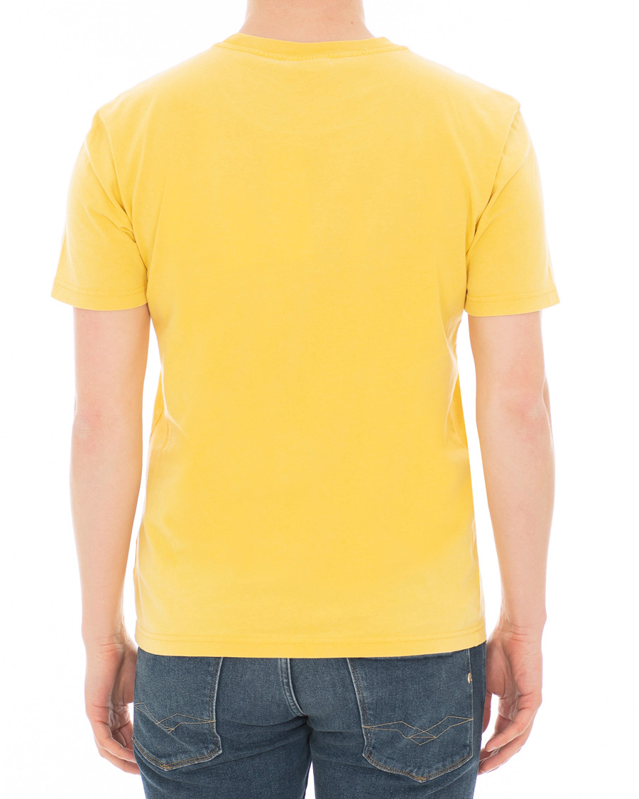 Herre | T-Shirts | Calvin Klein | Garment Dyed Tee Yellow