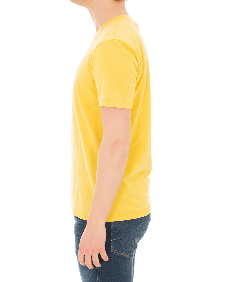 Herre | T-Shirts | Calvin Klein | Garment Dyed Tee Yellow