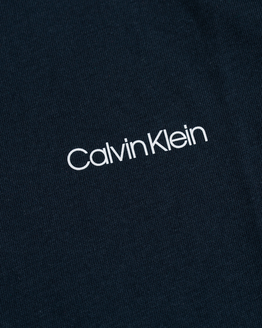 Herre | T-Shirts | Calvin Klein | Chest Logo Tee Navy
