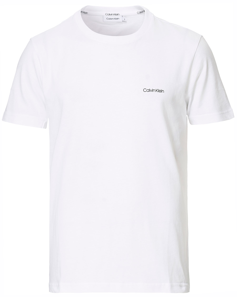 Herre | T-Shirts | Calvin Klein | Chest Logo Tee White