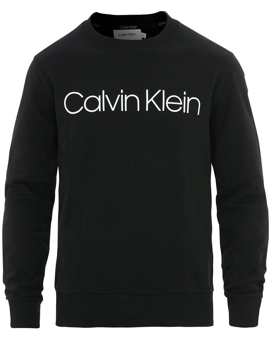 Herre | Gensere | Calvin Klein | Front Logo Sweatshirt Black