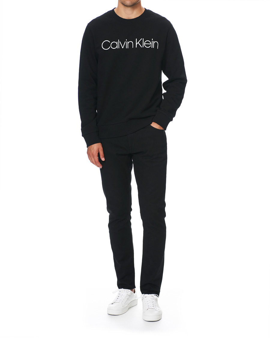 Herre | Gensere | Calvin Klein | Front Logo Sweatshirt Black