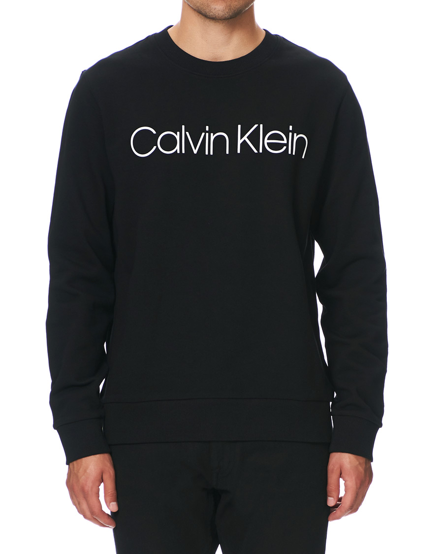 Herre | Gensere | Calvin Klein | Front Logo Sweatshirt Black