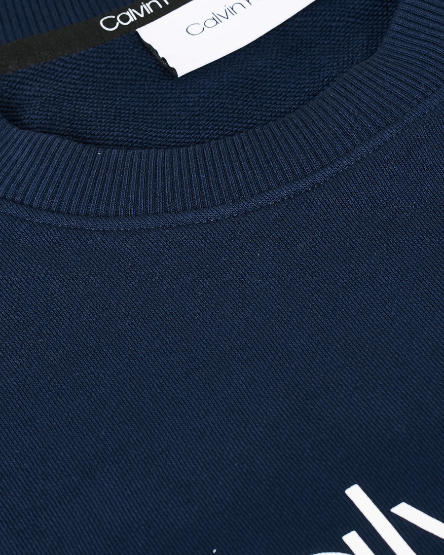 Herre | Gensere | Calvin Klein | Front Logo Sweatshirt Navy