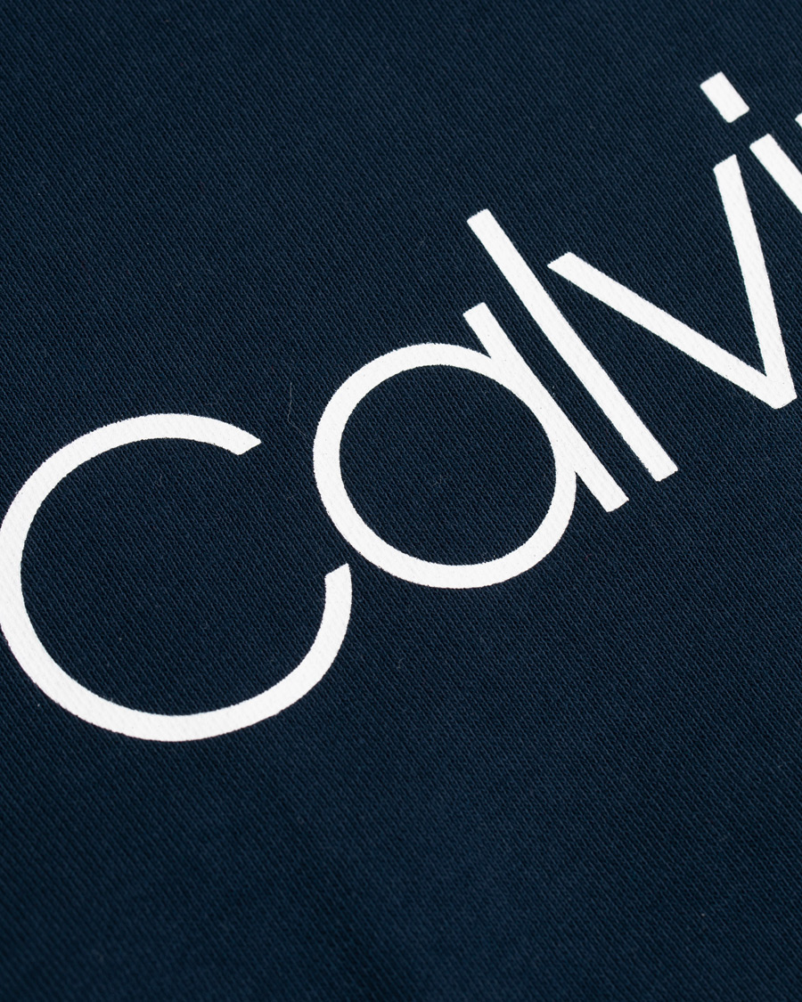 Herre | Gensere | Calvin Klein | Front Logo Sweatshirt Navy