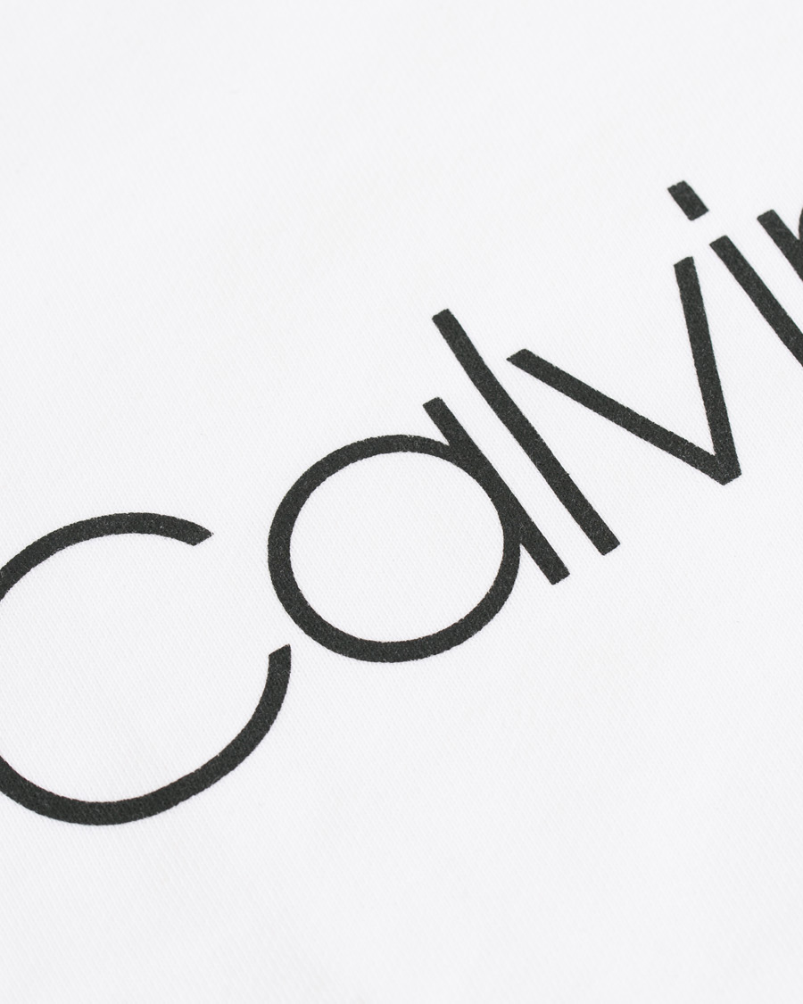 Herre | Gensere | Calvin Klein | Front Logo Sweatshirt White
