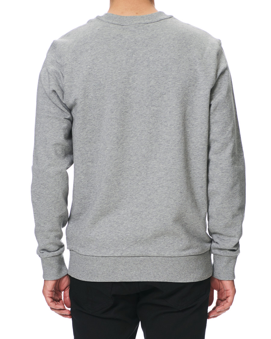 Herre | Gensere | Calvin Klein | Front Logo Sweatshirt Mid Grey Heather