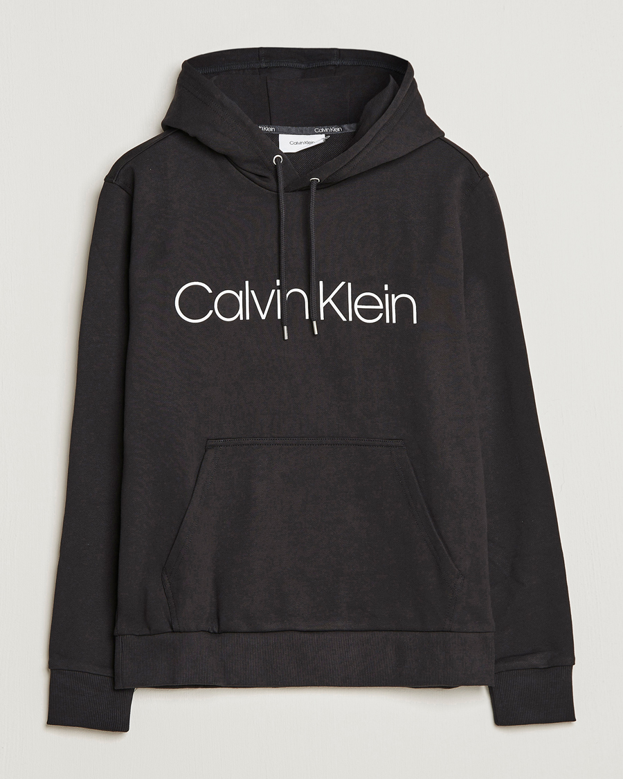 Herre | Gensere | Calvin Klein | Front Logo Hoodie Black