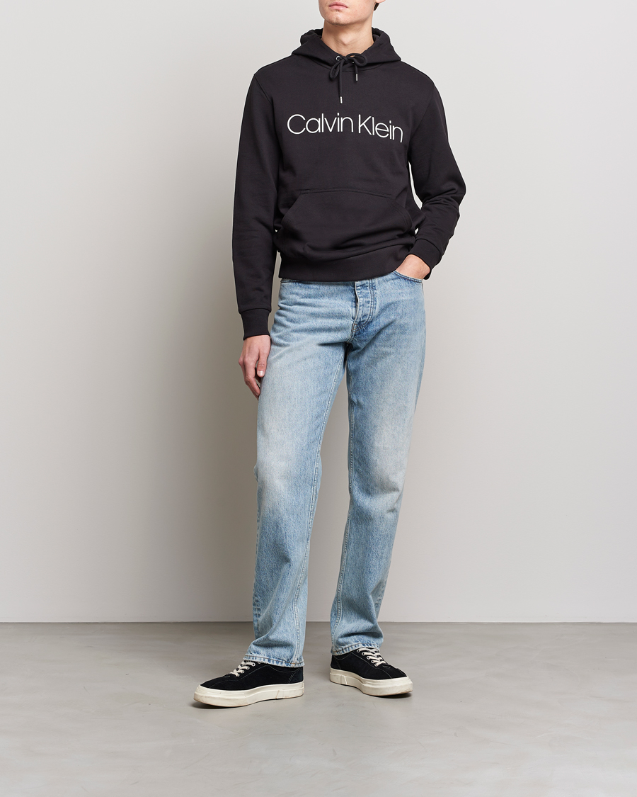 Herre | Gensere | Calvin Klein | Front Logo Hoodie Black