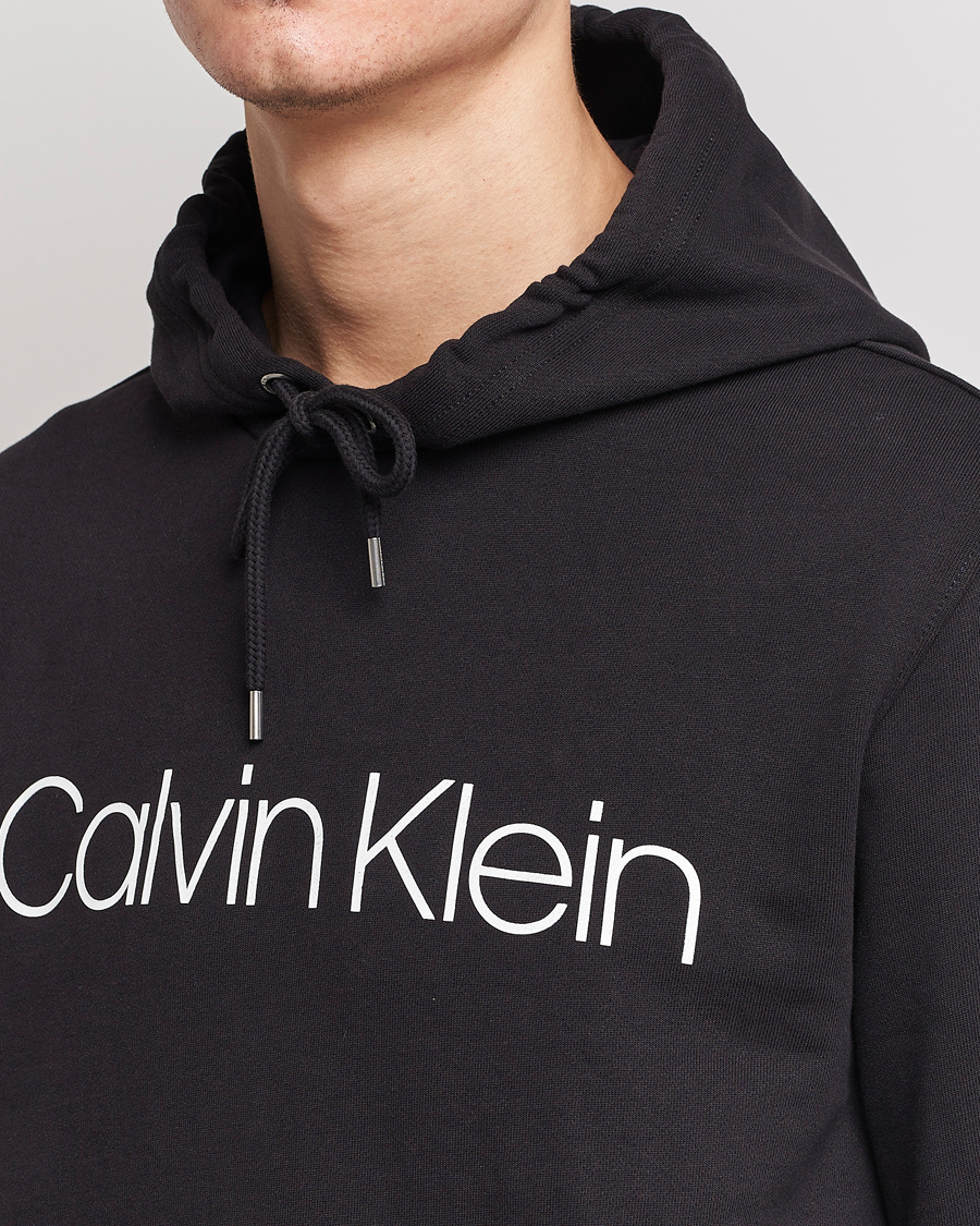 Herre | Gensere | Calvin Klein | Front Logo Hoodie Black