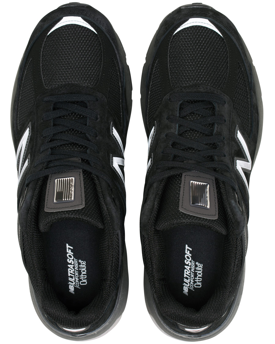 Herre | New Balance Made in USA 990 Sneaker Black US7 - EU40 | New Balance | Made in USA 990 Sneaker Black US7 - EU40