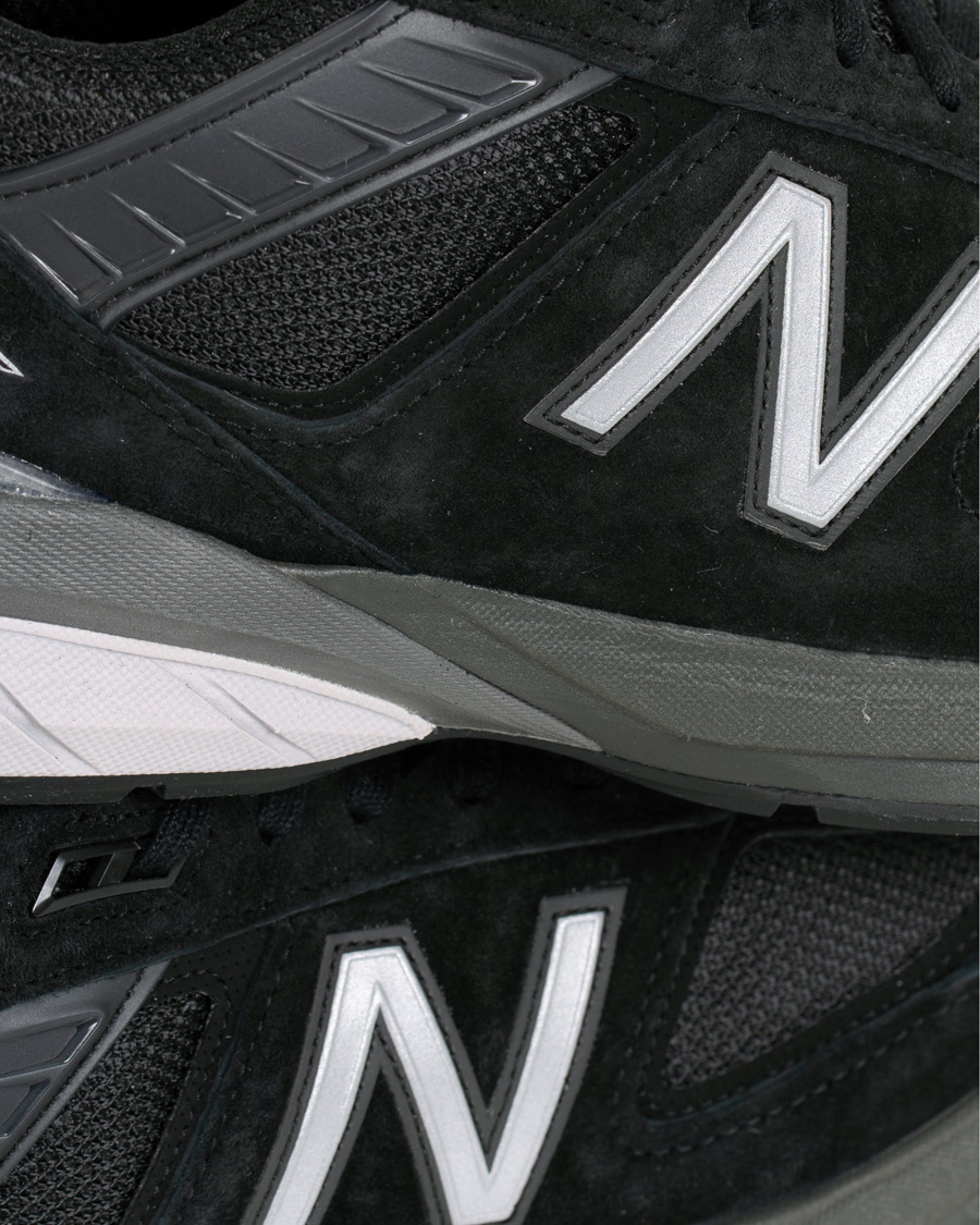 Herre | New Balance Made in USA 990 Sneaker Black US7 - EU40 | New Balance | Made in USA 990 Sneaker Black US7 - EU40