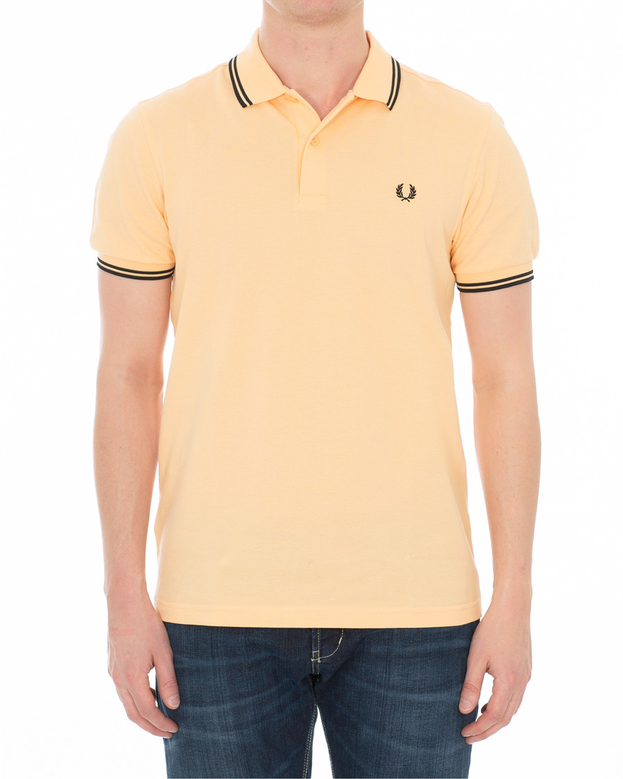 Herre | Pikéer | Fred Perry | Twin Tip Polo Apricot