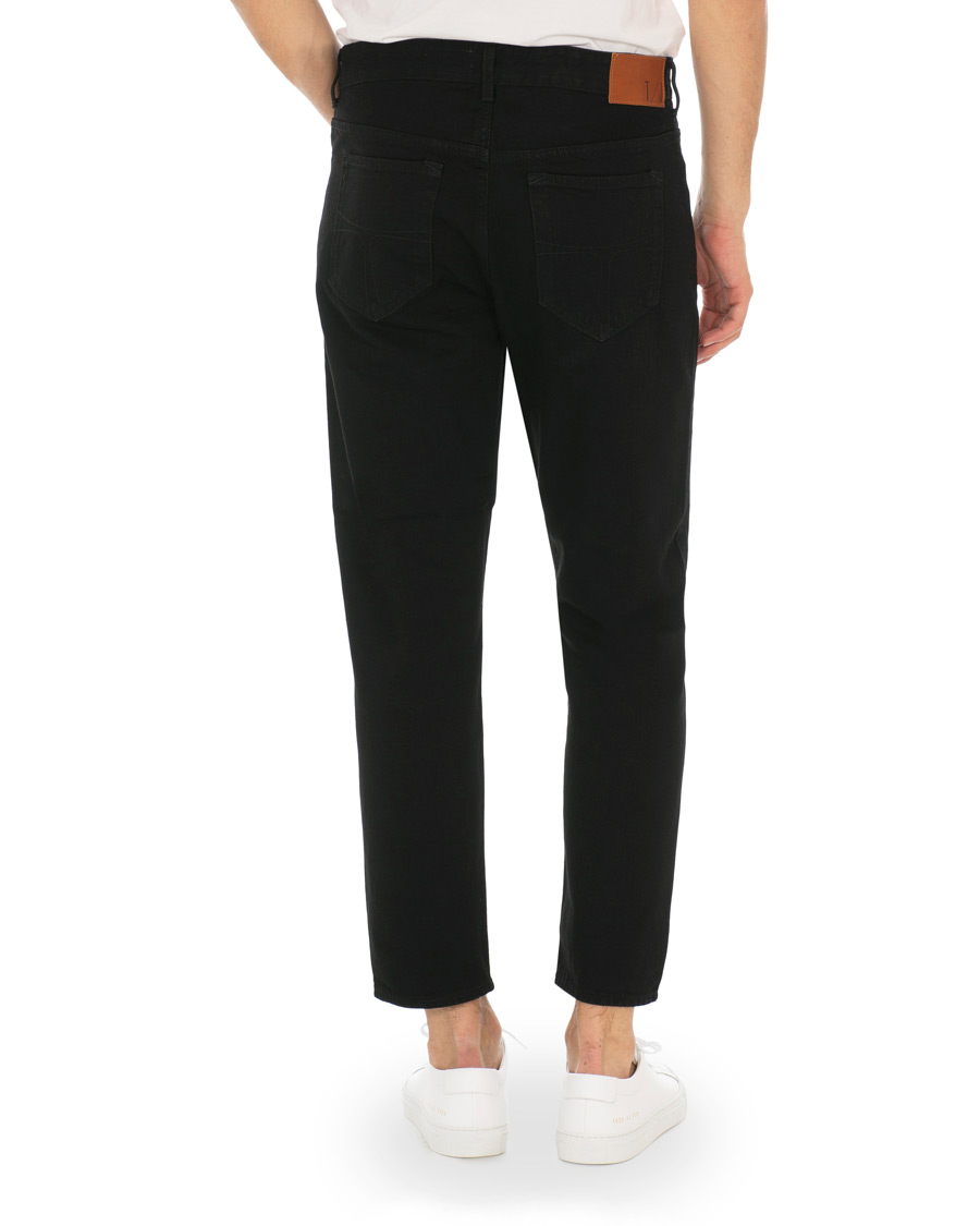 Herre | Jeans | Tiger of Sweden Jeans | Jud Selvedge Cropped Jeans Black