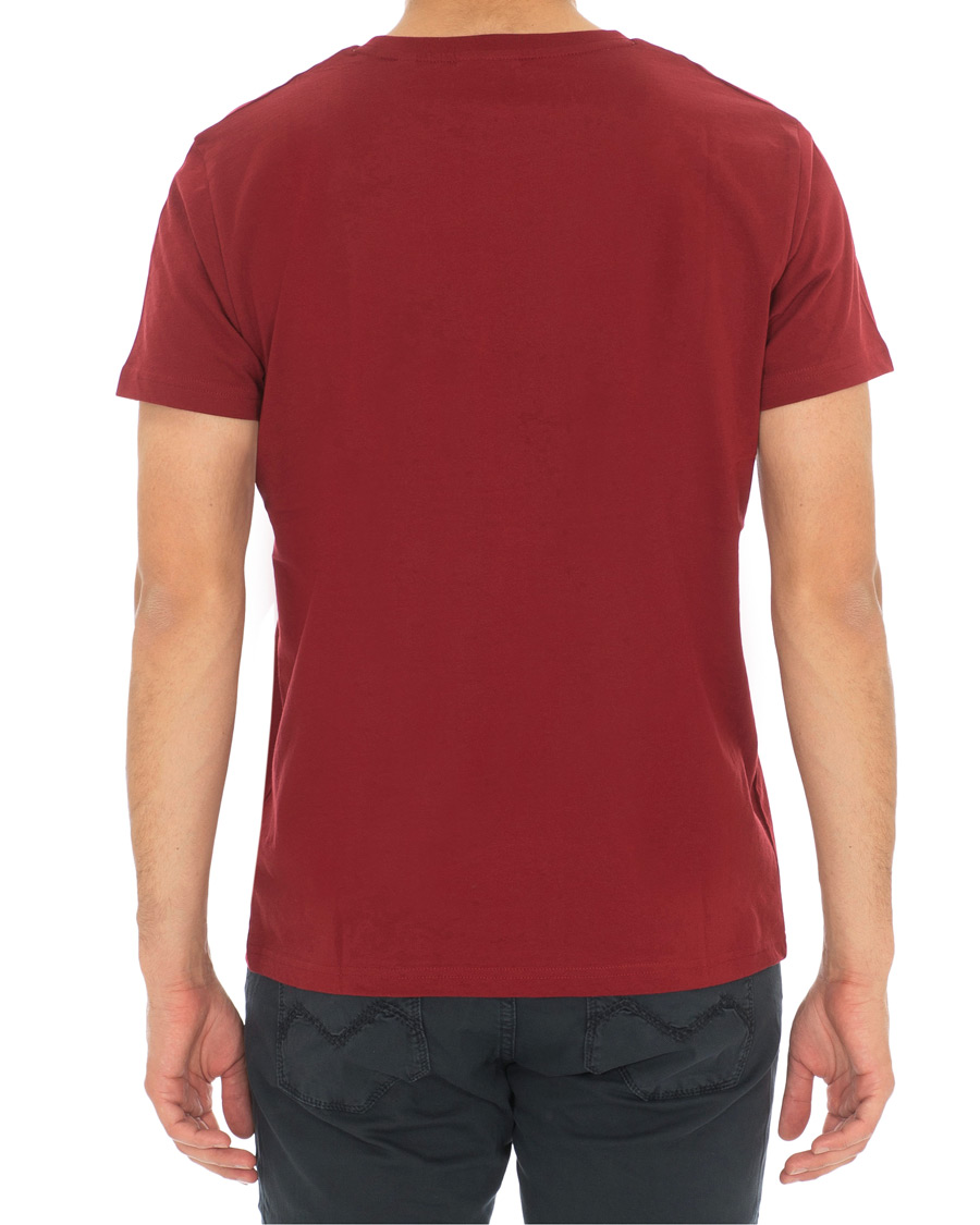 Herre | T-Shirts | GANT | Graphic Tee Mahogany Red
