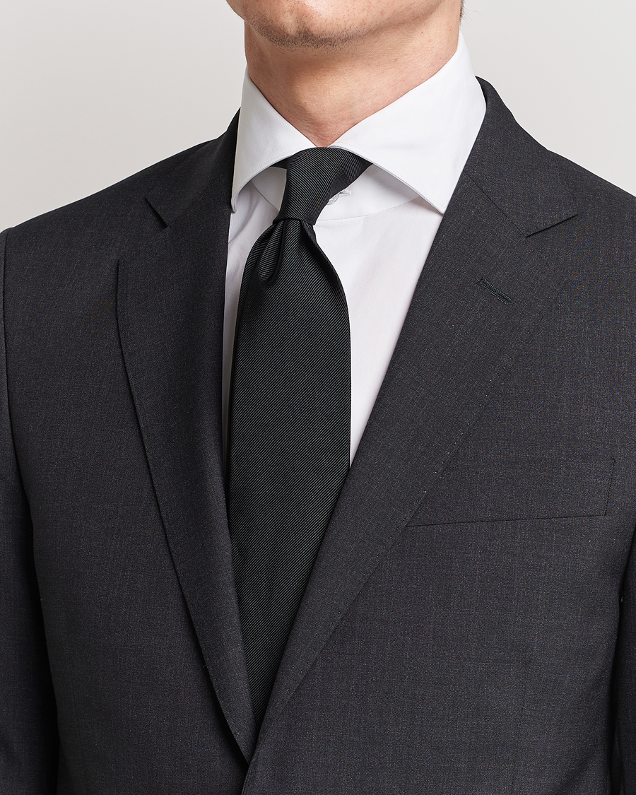 Herre | Business & Beyond | Amanda Christensen | Plain Classic Tie 8 cm Black