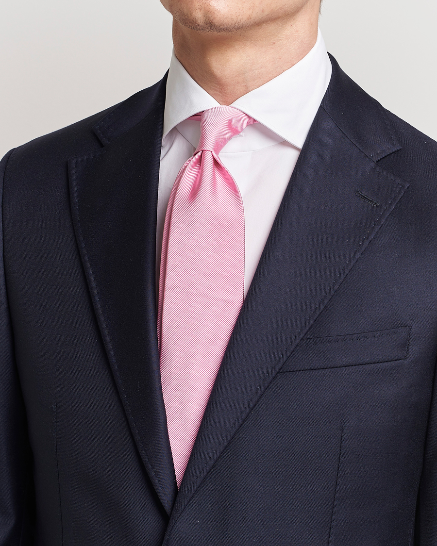 Herre | Amanda Christensen Plain Classic Tie 8 cm Pink | Amanda Christensen | Plain Classic Tie 8 cm Pink