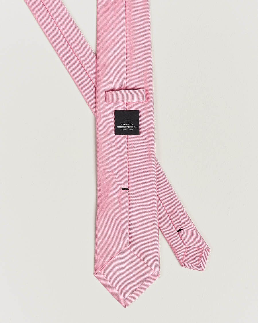 Herre | Slips | Amanda Christensen | Plain Classic Tie 8 cm Pink