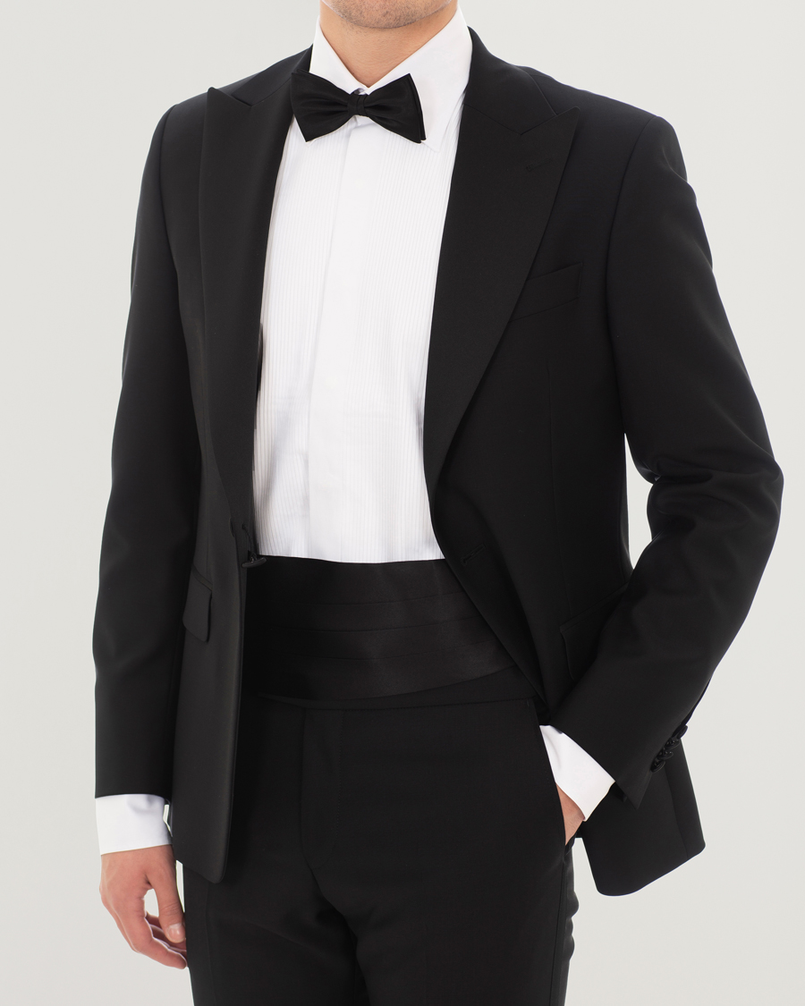 Herre | Sløyfer | Amanda Christensen | Silk Cummerbund Set Black Black
