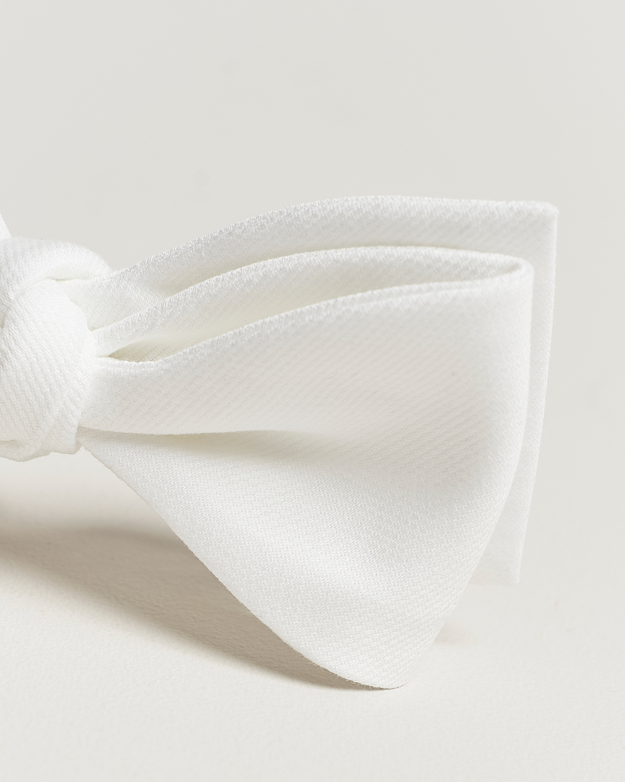 Herre | Sløyfer | Amanda Christensen | Cotton Pique Self Tie White
