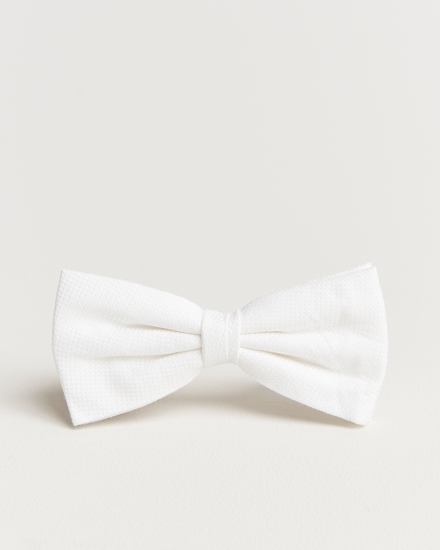 Herre | Sløyfer | Amanda Christensen | Cotton Pique Pre Tie White