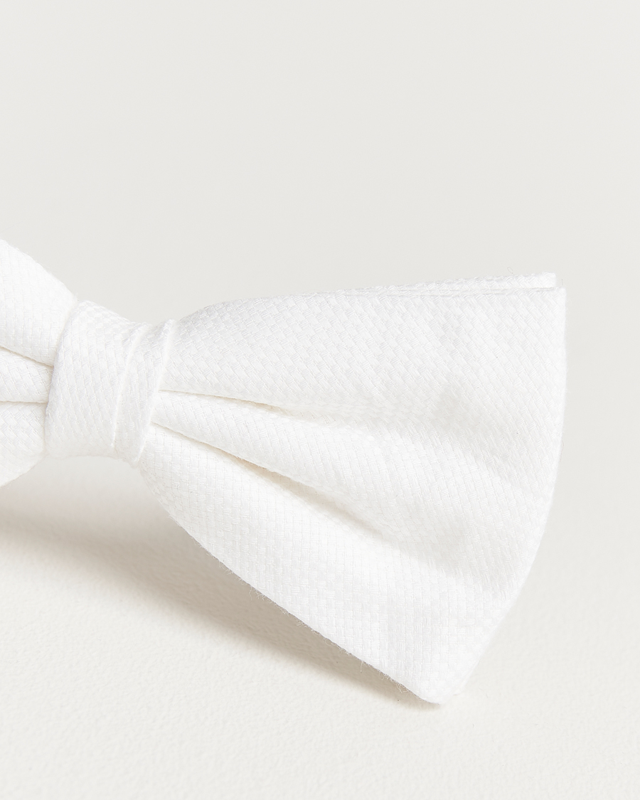 Herre | Sløyfer | Amanda Christensen | Cotton Pique Pre Tie White