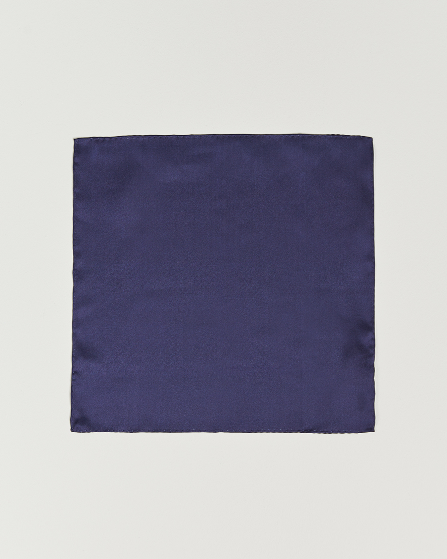 Herre | Lommetørklær | Amanda Christensen | Handkercheif Silk Navy