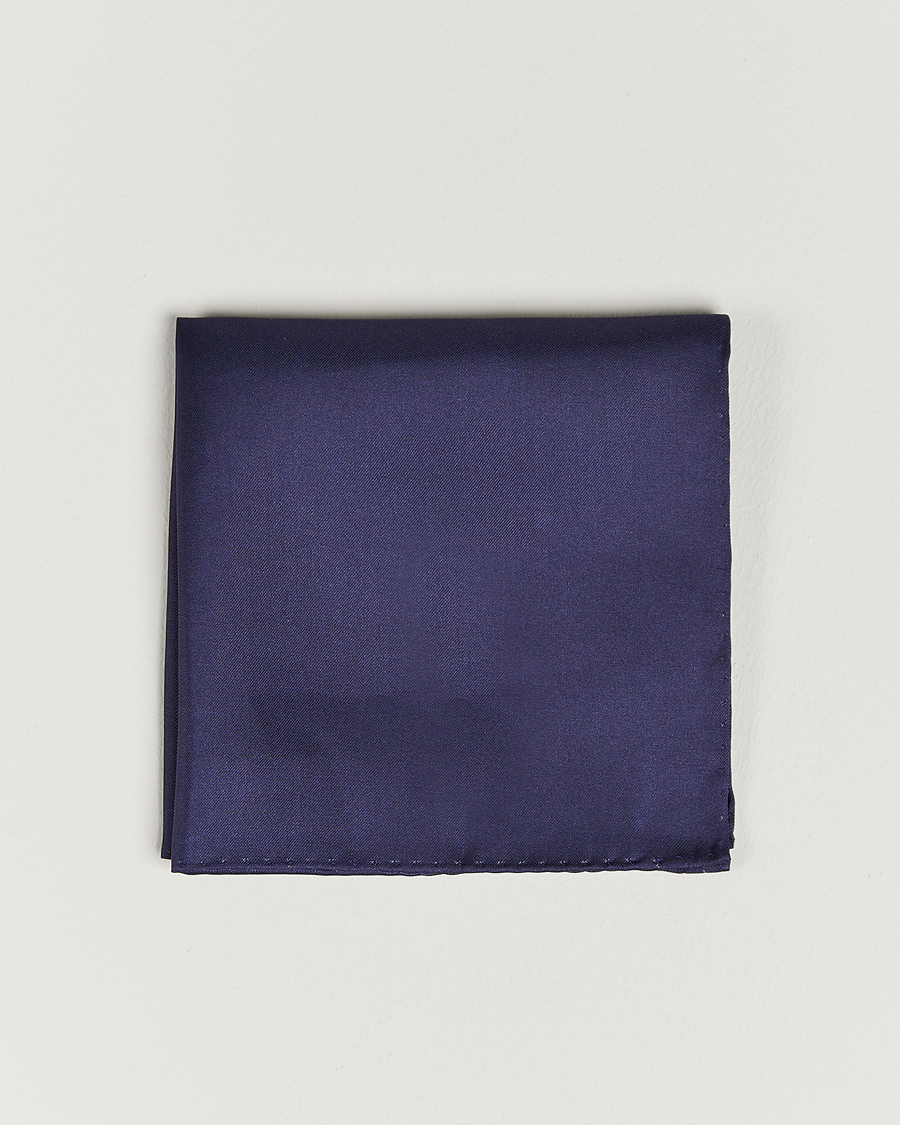 Herre | Lommetørklær | Amanda Christensen | Handkercheif Silk Navy