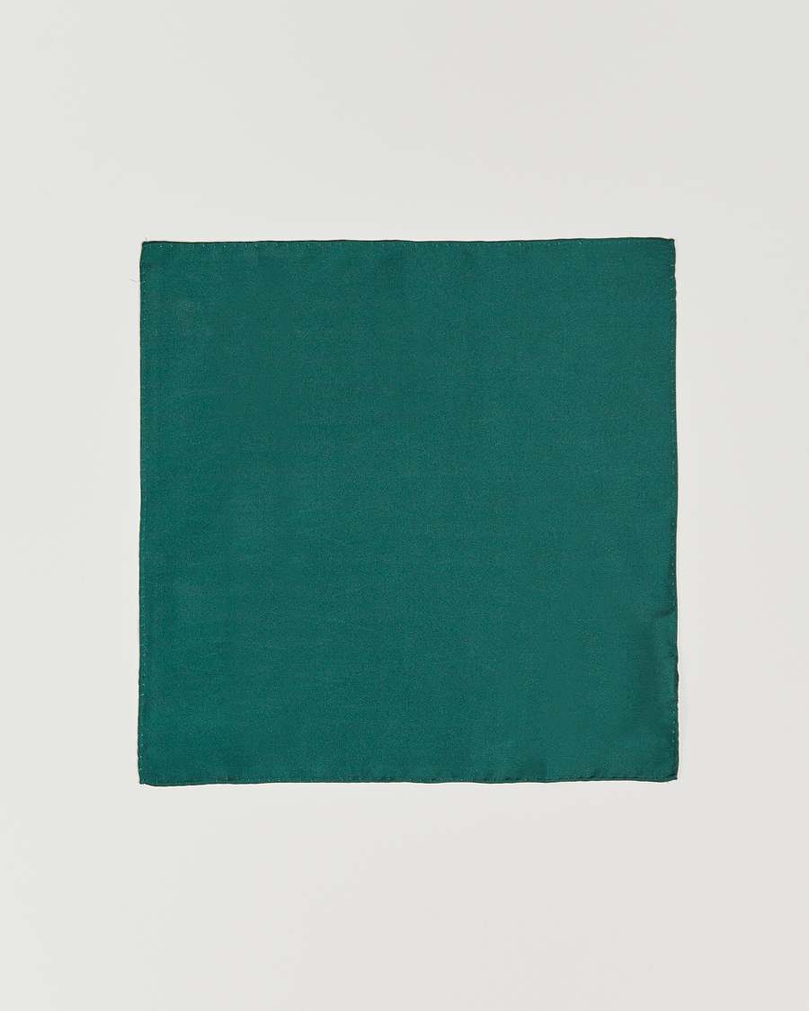 Herre | Lommetørklær | Amanda Christensen | Handkercheif Silk Green