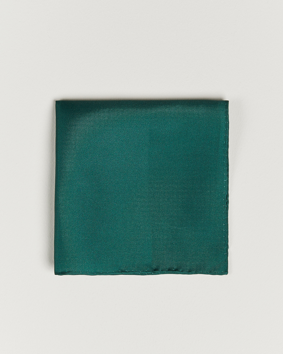 Herre | Lommetørklær | Amanda Christensen | Handkercheif Silk Green