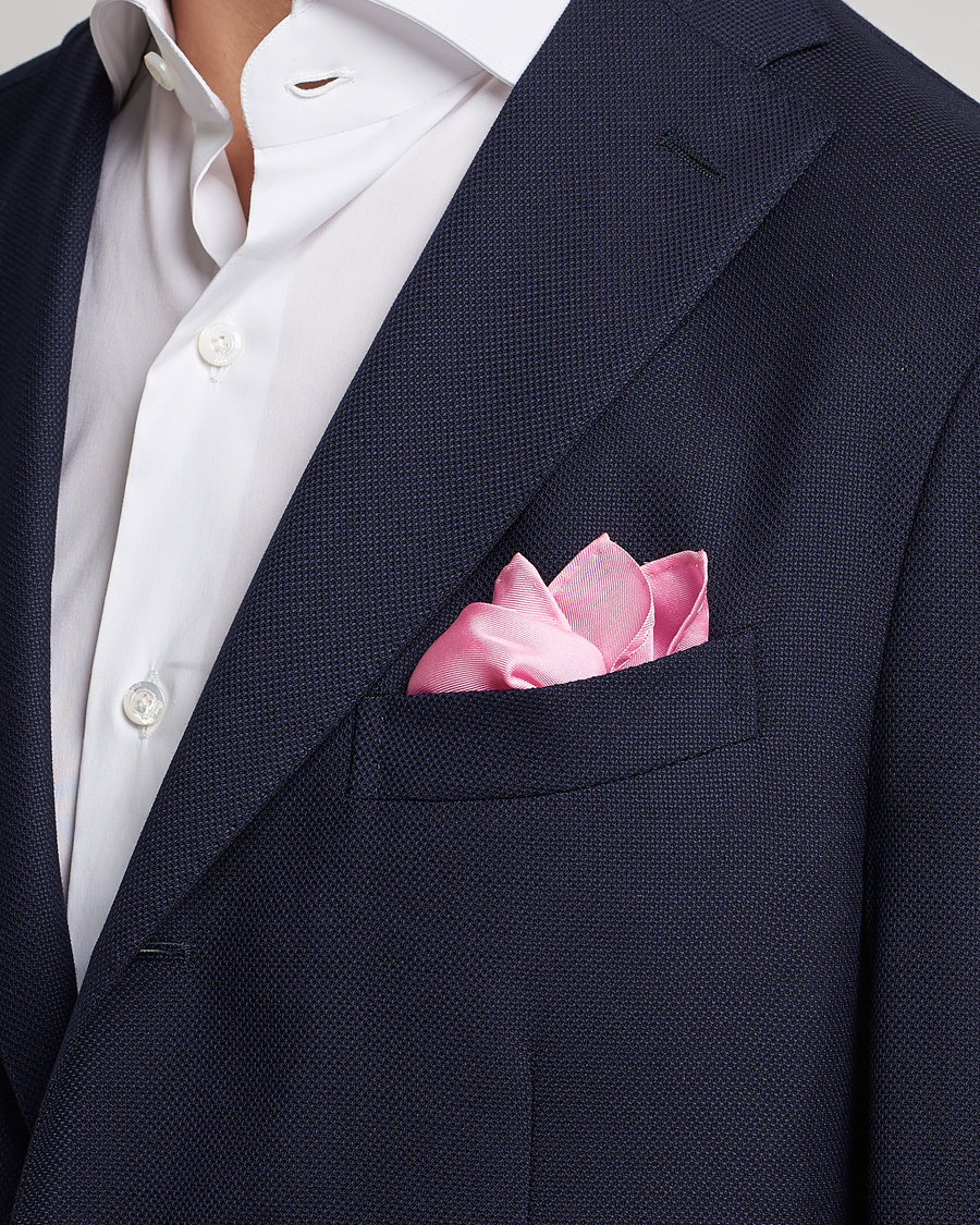 Men | Amanda Christensen | Amanda Christensen | Handkercheif Silk Pink