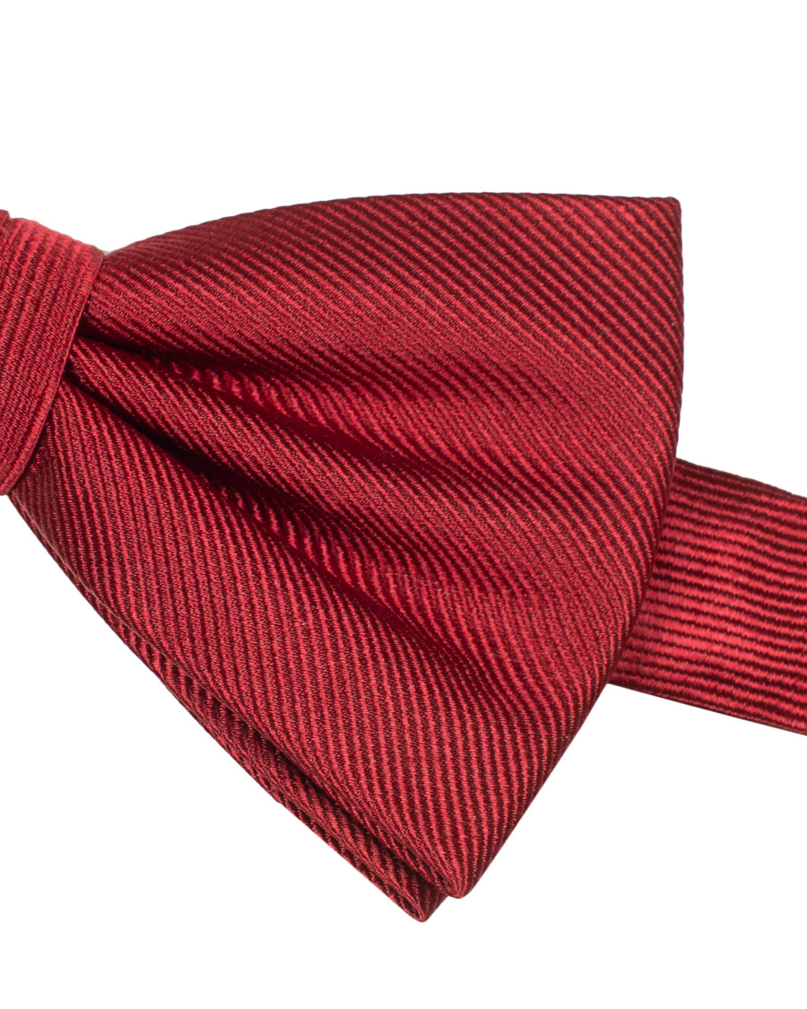 Herre | Amanda Christensen Pre Tie Silk Wine Red | Amanda Christensen | Pre Tie Silk Wine Red