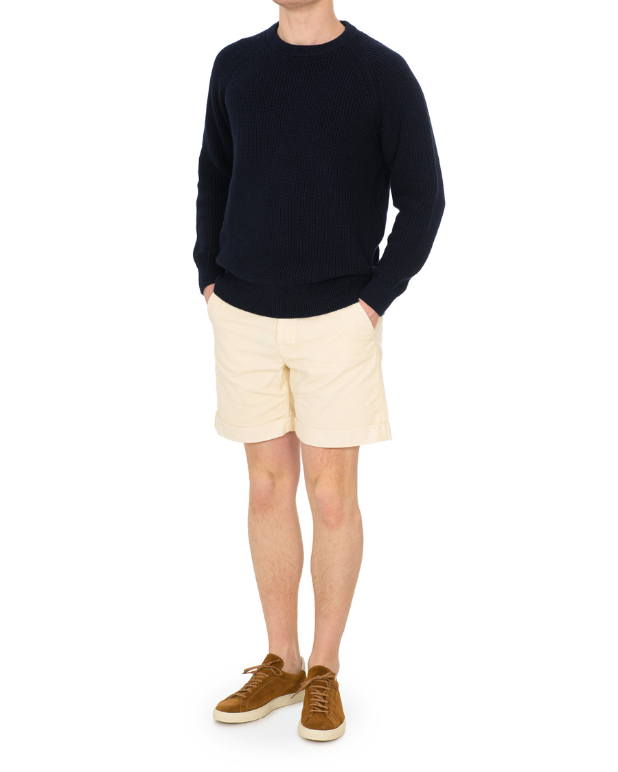 Herre | Shorts | Nudie Jeans | Luke Baby Cord Shorts Dusty White