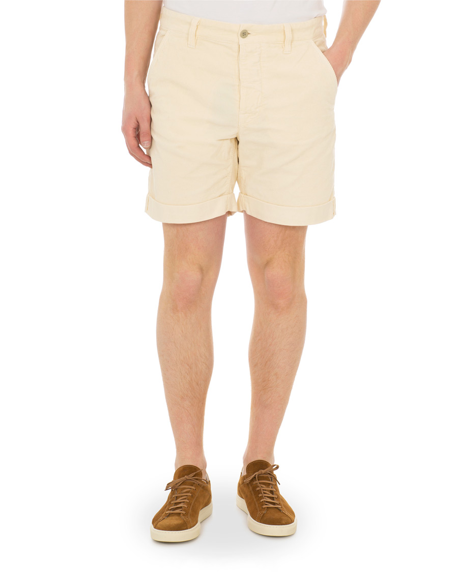 Herre | Shorts | Nudie Jeans | Luke Baby Cord Shorts Dusty White