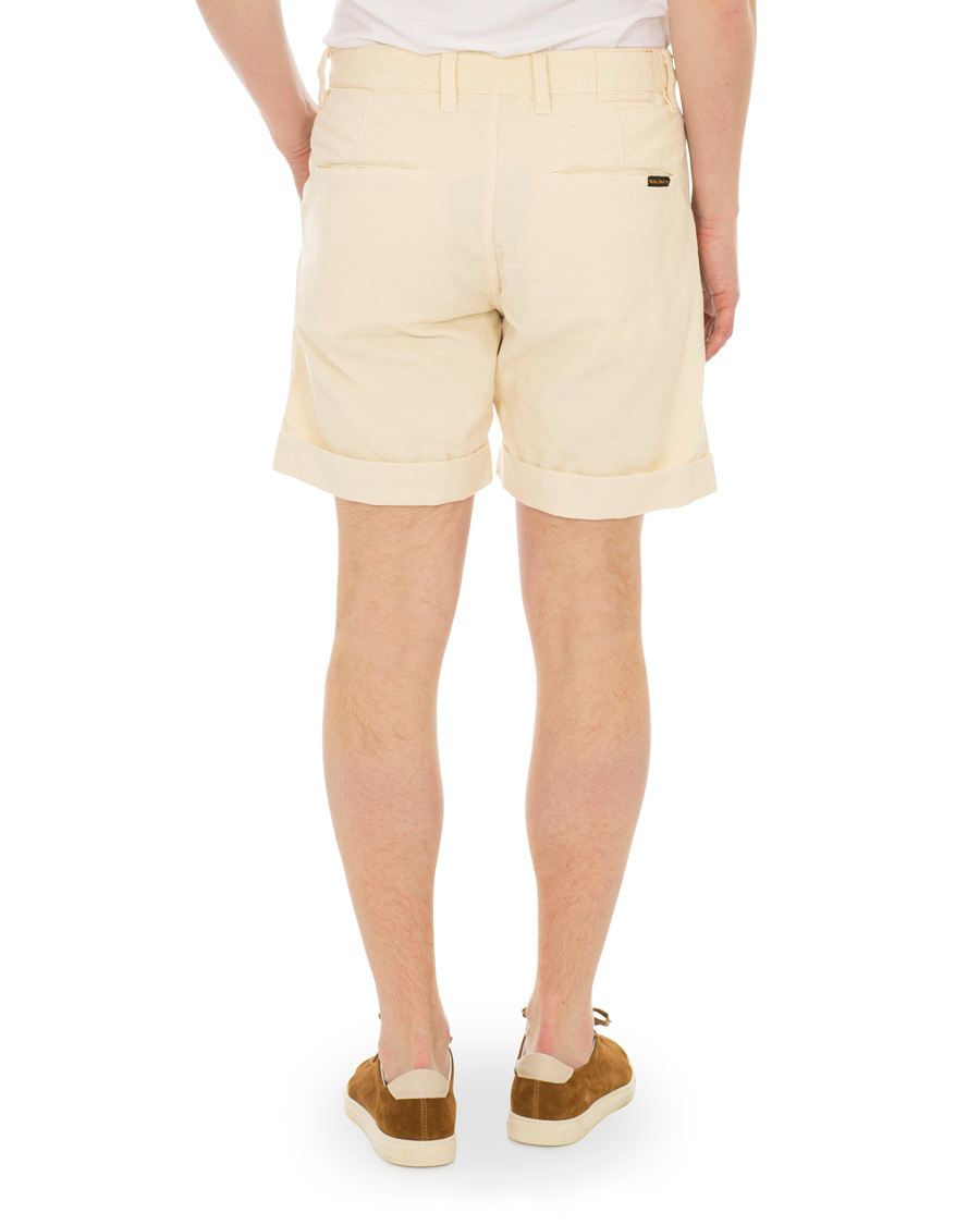 Herre | Shorts | Nudie Jeans | Luke Baby Cord Shorts Dusty White