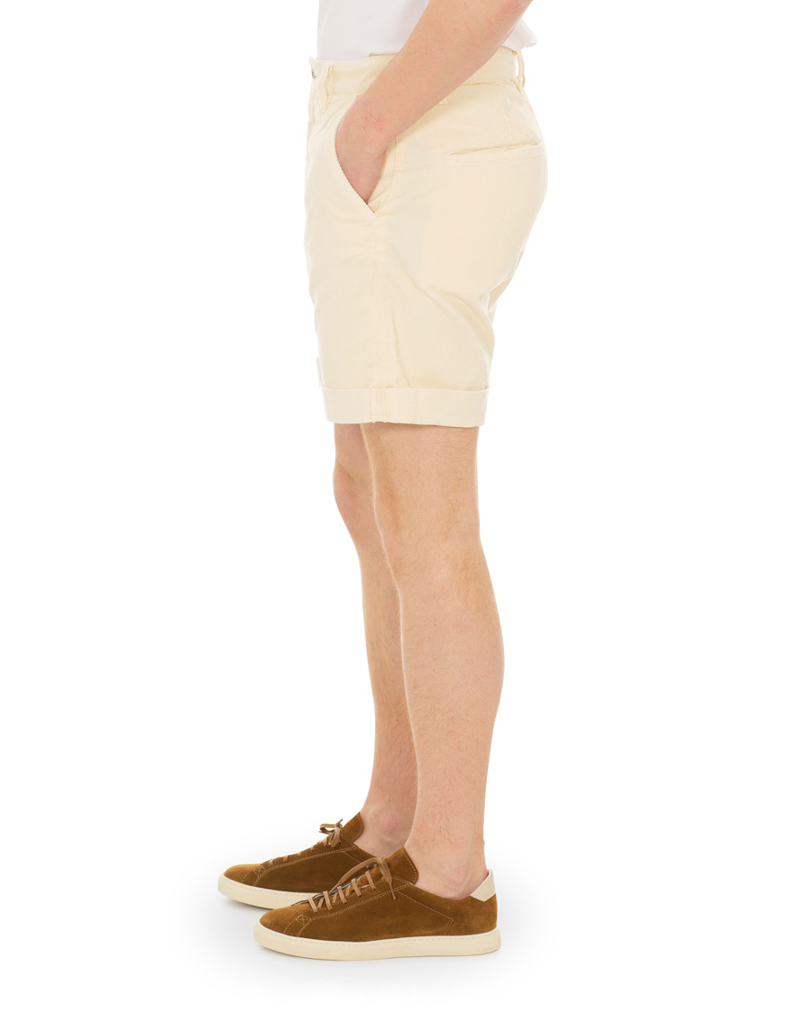 Herre | Shorts | Nudie Jeans | Luke Baby Cord Shorts Dusty White