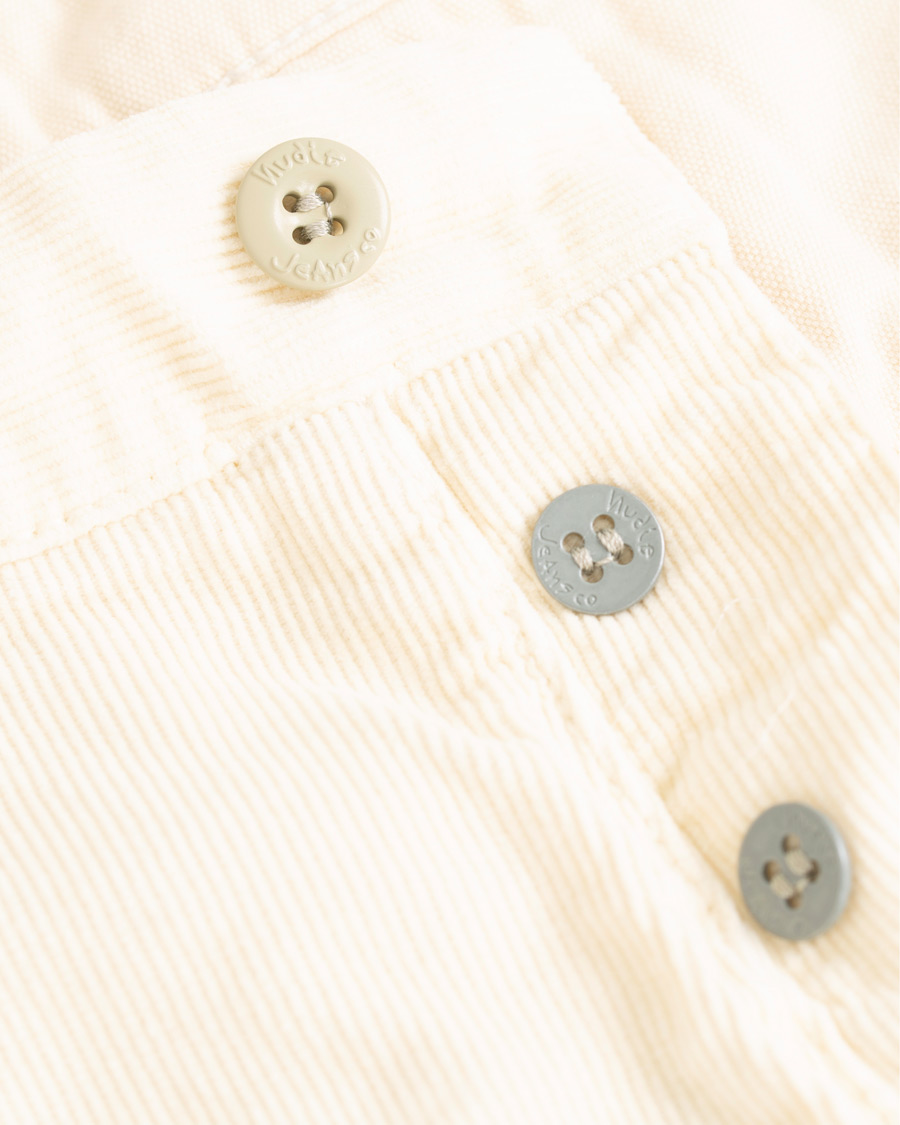 Herre | Shorts | Nudie Jeans | Luke Baby Cord Shorts Dusty White