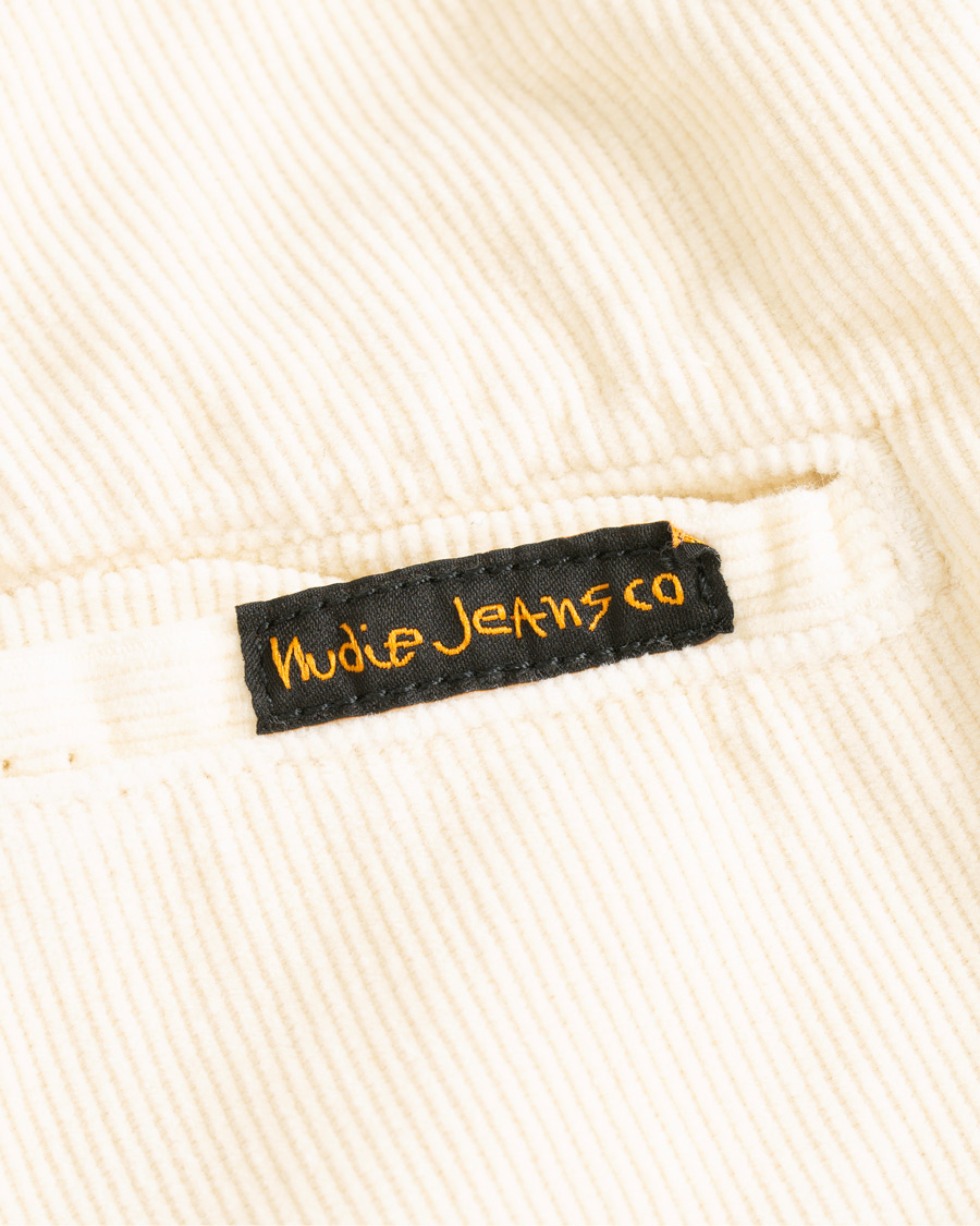 Herre | Shorts | Nudie Jeans | Luke Baby Cord Shorts Dusty White