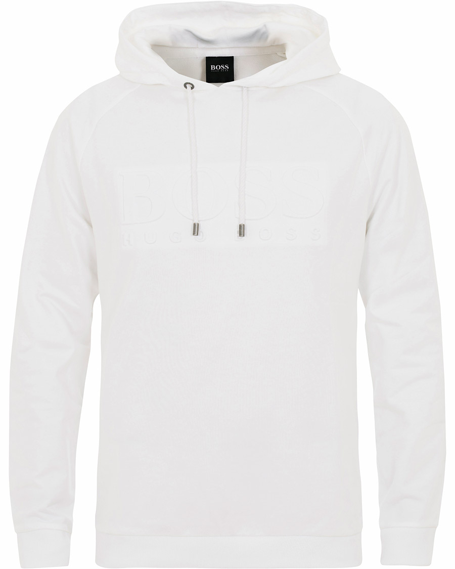 Herre | Gensere | BOSS BLACK | BOSS Logo Hoodie White
