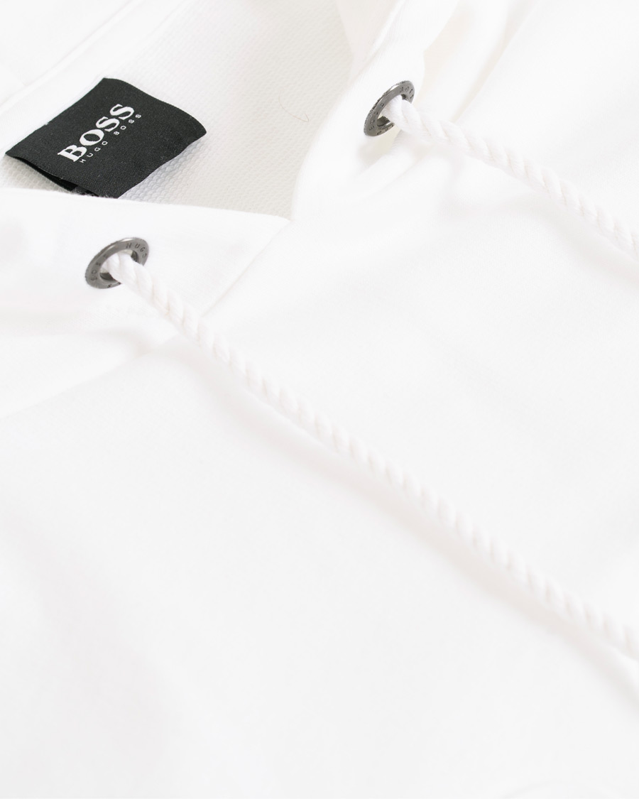 Herre | Gensere | BOSS BLACK | BOSS Logo Hoodie White