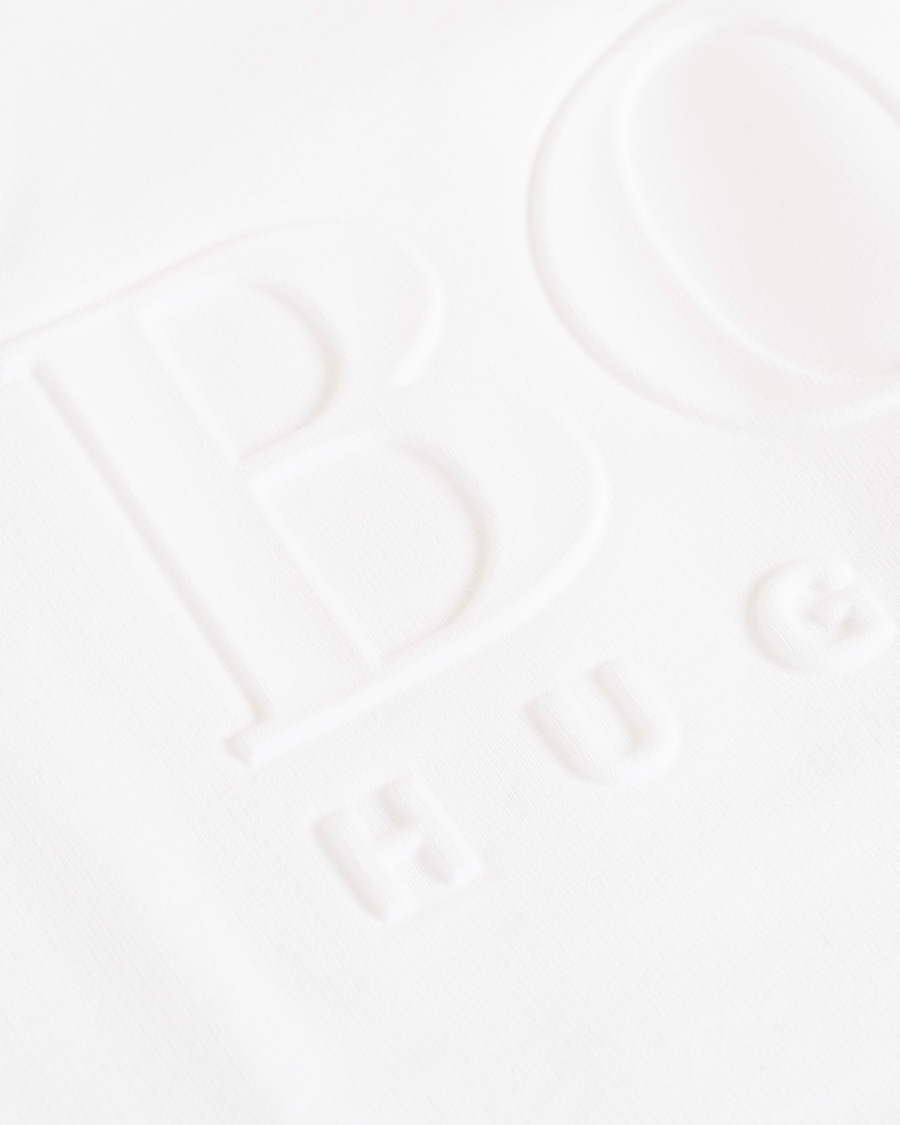Herre | Gensere | BOSS BLACK | BOSS Logo Hoodie White