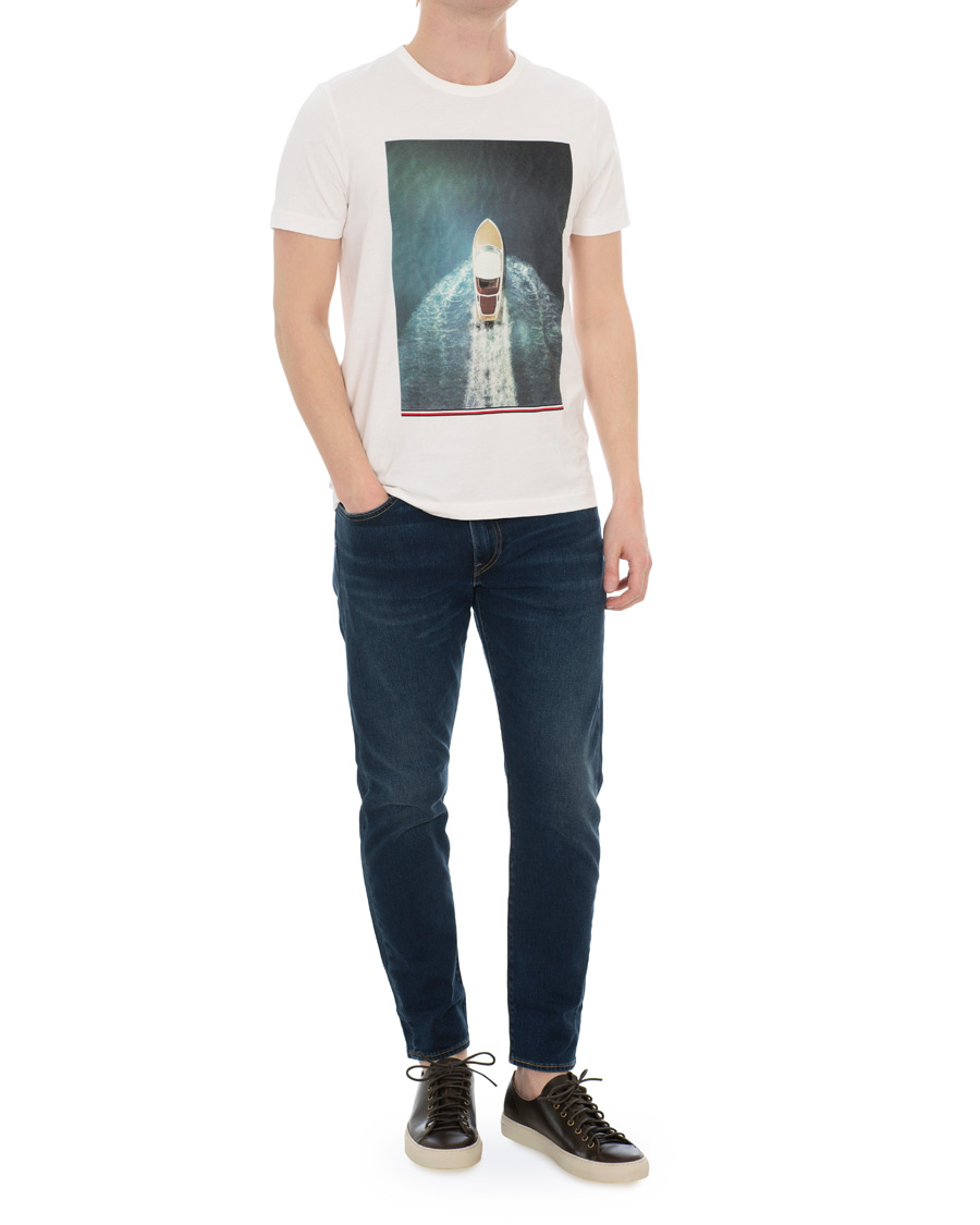 Herre | T-Shirts | Tommy Hilfiger | Summer Photo Printed Crew Neck Tee Snow White