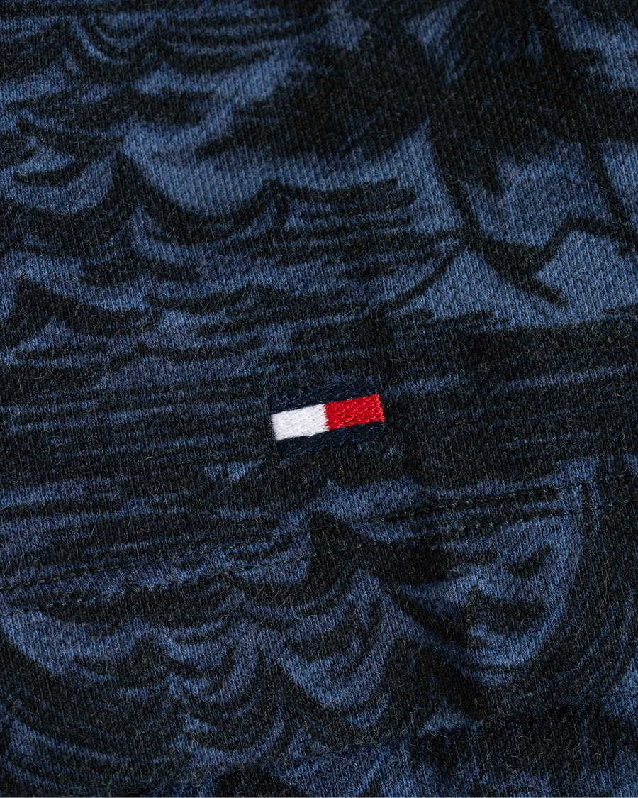 Herre | Pikéer | Tommy Hilfiger | All Over Flower Print Polo Vintage Indigo