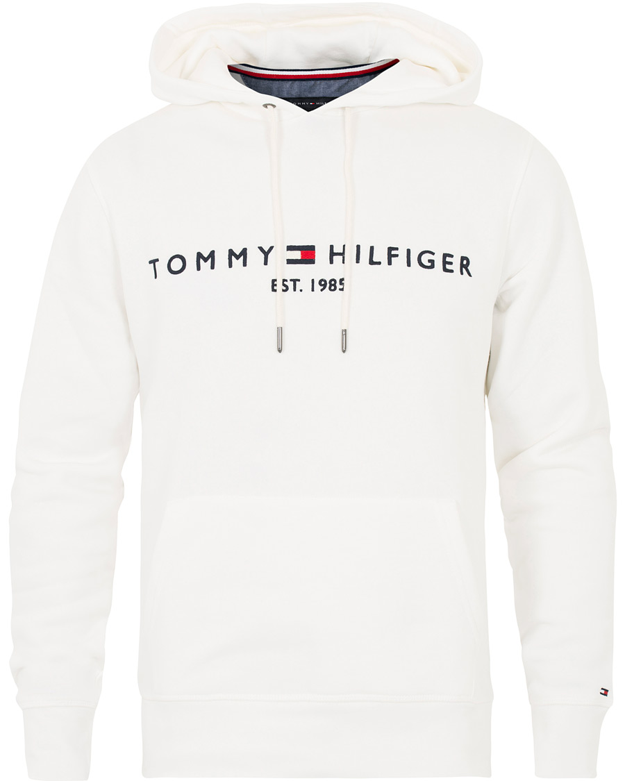 Herre | Gensere | Tommy Hilfiger | Logo Hoodie Snow White